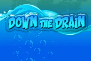 Down the Drain — tela do jogo