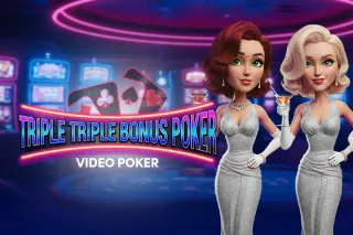 Triple Triple Bonus Poker — tela do jogo