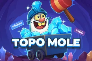 Topo Mole — tela do jogo