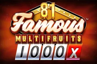 81 Famous Multifruits 1000 — tela do jogo